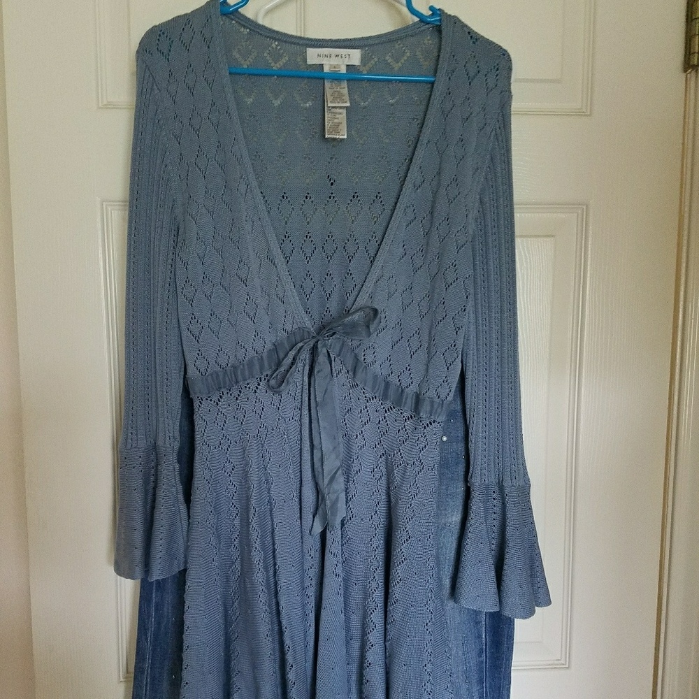 Long Jean Knit Sweater